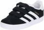 Adidas Originals Gazelle Shoes Core Black Cloud White Cloud White Kind Core Black Cloud White Cloud White - Thumbnail 9