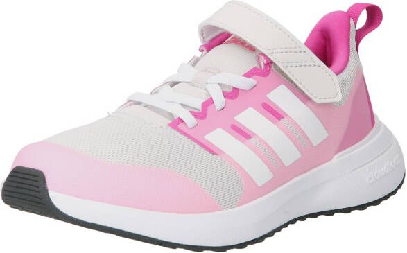 Adidas Originals Fortarun K Elastic Lace Top Strap Sneaker Fashion sneakers Schoenen grey one ftwr white beam pink maat: 28 beschikbare maaten:2