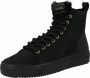 Blackstone Akna Yl55 Nero Hoge sneaker Zwart Dames - Thumbnail 4