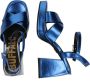 Buffalo Pumps & high heels Bella Cross in blauw - Thumbnail 4
