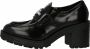 Love Moschino Ja10117 Loafers Instappers Dames Zwart - Thumbnail 9