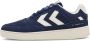 Hummel St. Power Play Suede Sneakers Blauw Man - Thumbnail 1