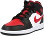 Jordan Air 1 Mid(Gs ) Black Fire Red White Schoenmaat 37+ Shoes grade school 554725 079 - Thumbnail 2