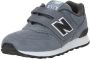 New Balance 574 V1 sneakers grijsblauw zwart wit Suede 33.5 - Thumbnail 2