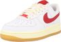 Nike Air Force 1'07 Kinder Sneakers Wit Rood Lichtgeel - Thumbnail 2