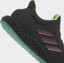 Adidas Originals 4D Futurecraft Zwarte Stoffen Sneakers met Logo Black Heren - Thumbnail 6