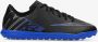 Nike Low top voetbalschoenen voor kleuters kids (turf) Jr. Mercurial Vapor 15 Club Black Hyper Royal Chrome- Black Hyper Royal Chrome - Thumbnail 2