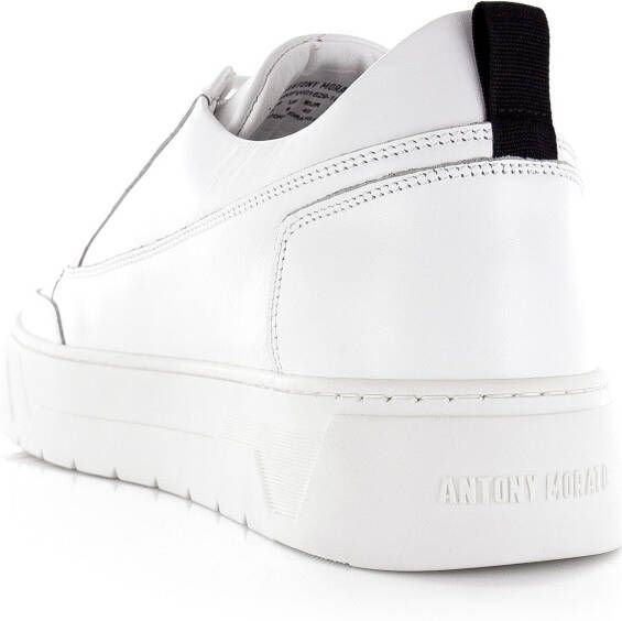 Antony Morato Flint white Wit Leer Lage sneakers Heren