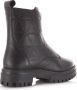 Shoecolate Leren boots met front zip Zwart Leer Biker boots Dames - Thumbnail 5