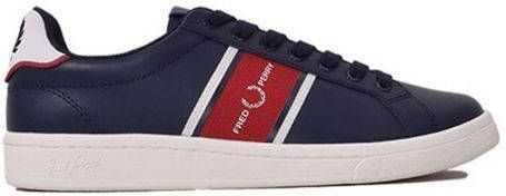 Fred Perry B721 Donkerblauwe Sneakers 43 Blauw
