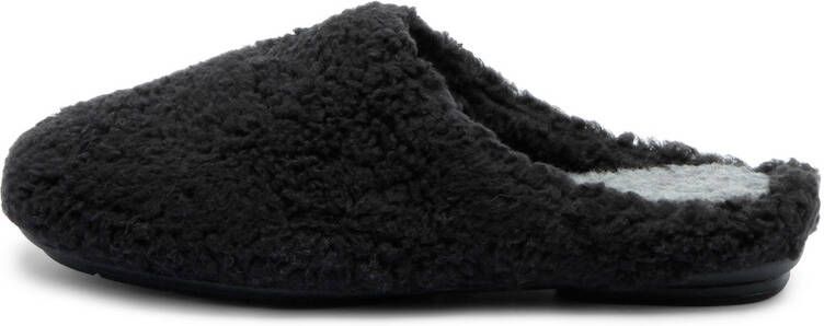Grand Step Shoes Women's Furry Pantoffels zwart