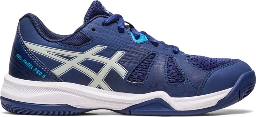 ASICS Junior Blue And White Gel Padel Pro 5 Gs 1044a048-401 Shoes