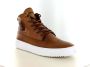 Blackstone Premium Leren High-Top Sneaker Brown Heren - Thumbnail 1