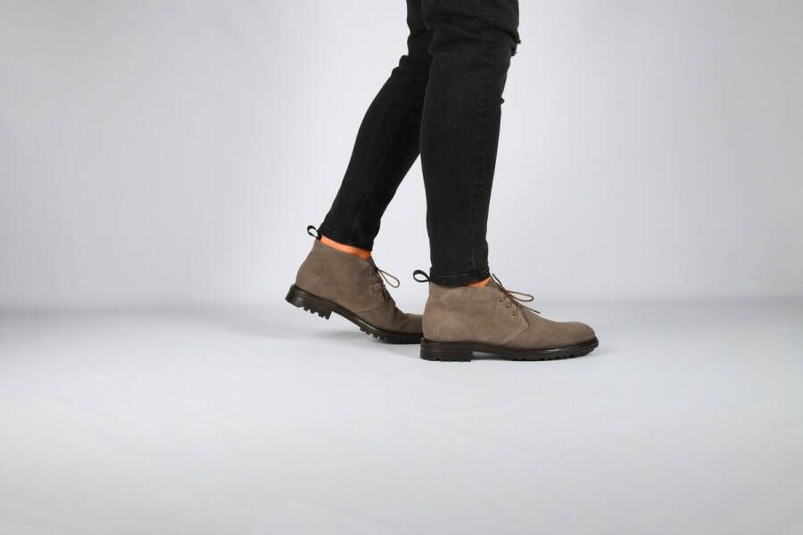 Blackstone Taupe Desert Boots Minimalistisch Ontwerp Beige Heren - Foto 1