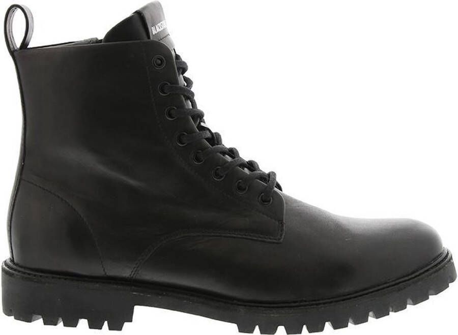 Blackstone Sg33 Black Lace Up Boot Black Heren - Foto 1