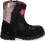 BunniesJR Bunnies JR 221788-589 Meisjes Cowboy Boots Zwart Roze Leer Ritssluiting - Thumbnail 2