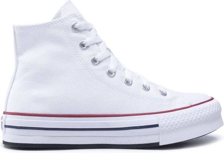 Converse Chuck Taylor All Star Eva Lift Canvas Platform (gs) Fashion sneakers Schoenen white garnet maat: 39 beschikbare maaten:36 37.5 38 39