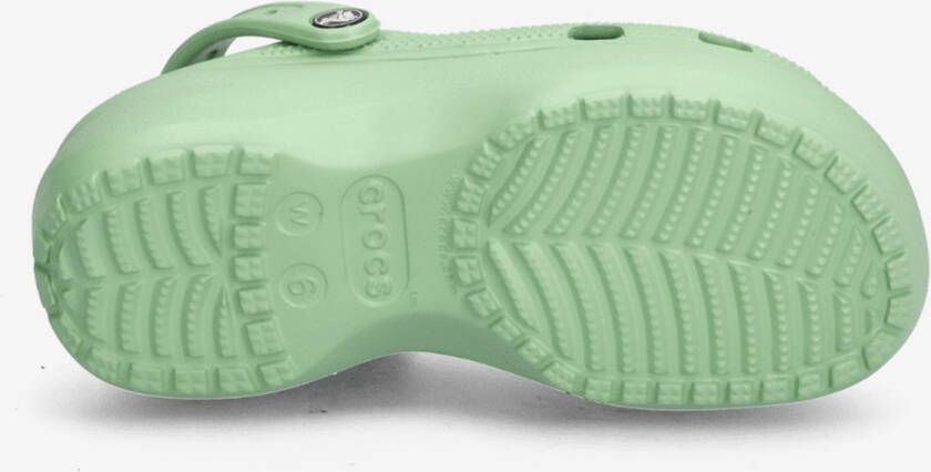 Crocs Classic Platform Sandalen & Slides Dames fair green maat: 41 42 beschikbare maaten:36 37 38 39 40 41 42