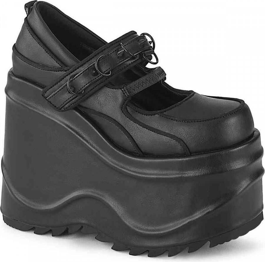 DemoniaCult WAVE-48 Sleehakken 37 Shoes Zwart