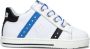 Develab 45011 leren sneakers wit blauw Jongens Leer Meerkleurig 20 - Thumbnail 2