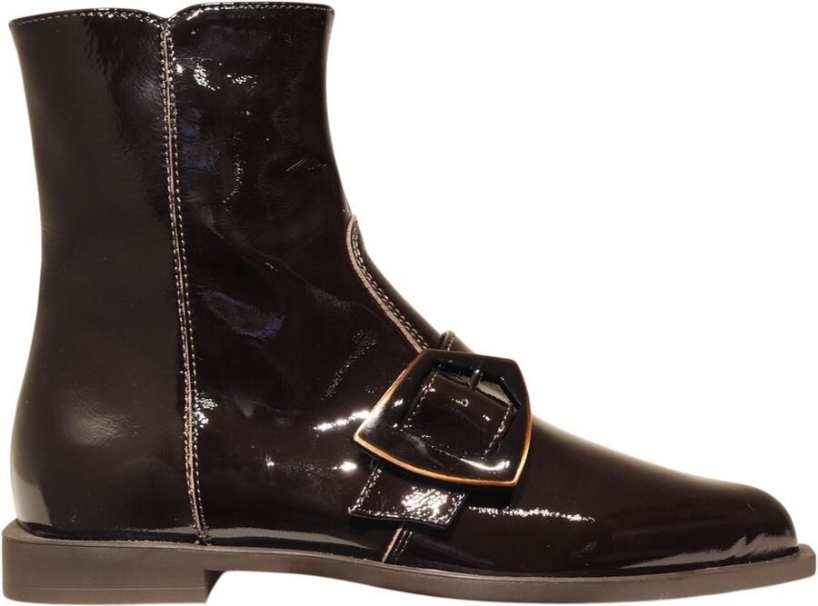 DL Sport 7226 712 04 Scillak TDM Enkellaarzen Bruin Lak Dames Bruin
