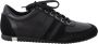Dolce & Gabbana Zwarte Leren Casual Sneakers Schoenen Black Heren - Thumbnail 1