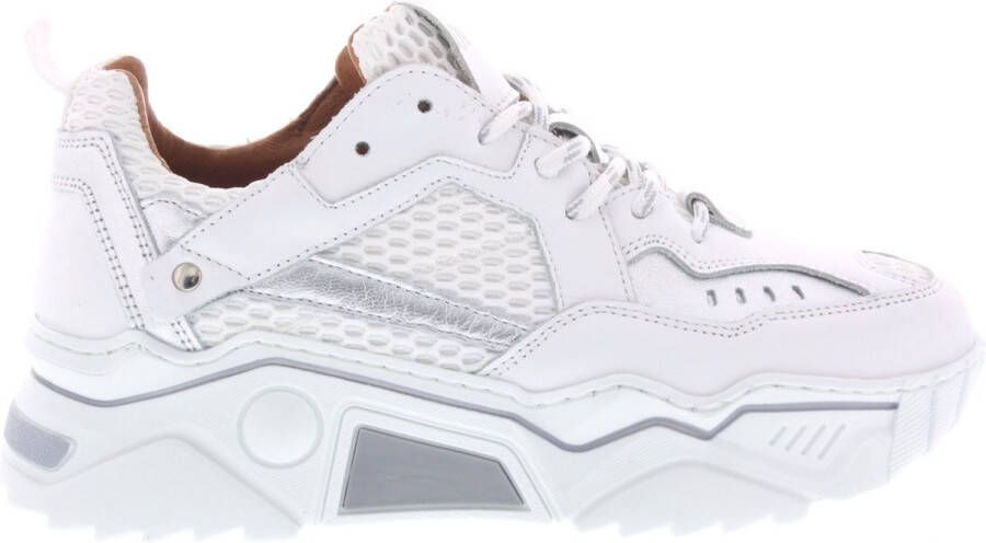 Dwrs Dames Sneakers Pluto White Silver Wit