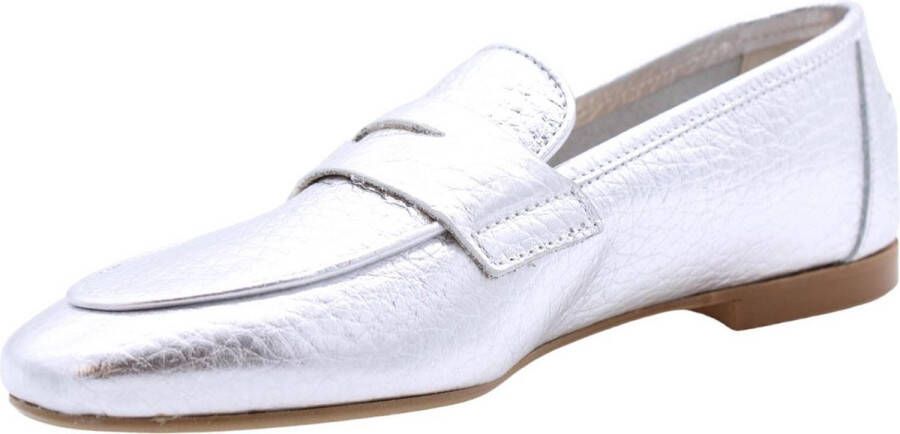 E mia Stijlvolle Moccasin Loafers voor Vrouwen Gray Dames