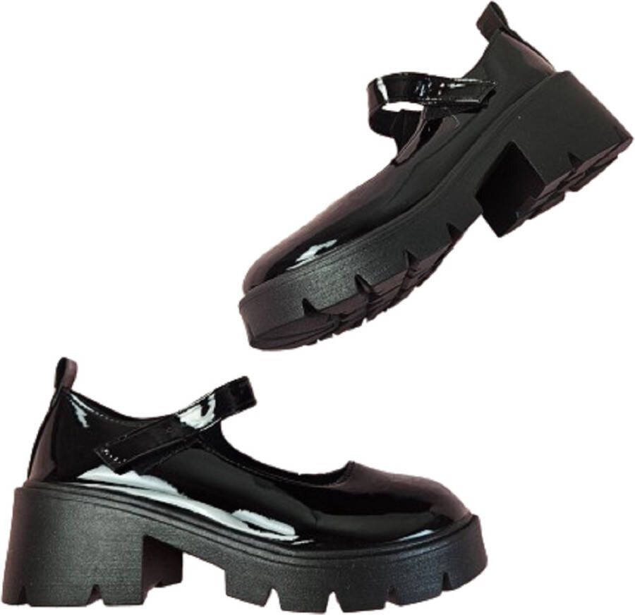 Schoenen Zwarte sandalen Gothic Met platform