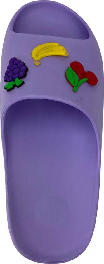 Zenne Slipper Fruitige EVA-Slippers Heren-Dames Slipper Antibacterieel Slipper Anatomical Slipper Rood- -set