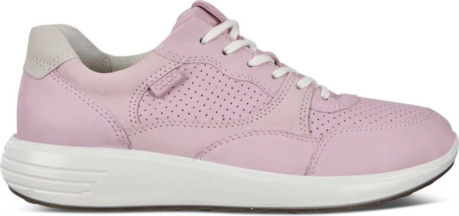 ECCO Soft 7 Runner Dames Sneaker Roze