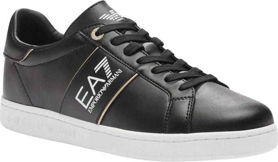 Emporio Ar i EA7 Luxe Vetersluiting Sneakers Black