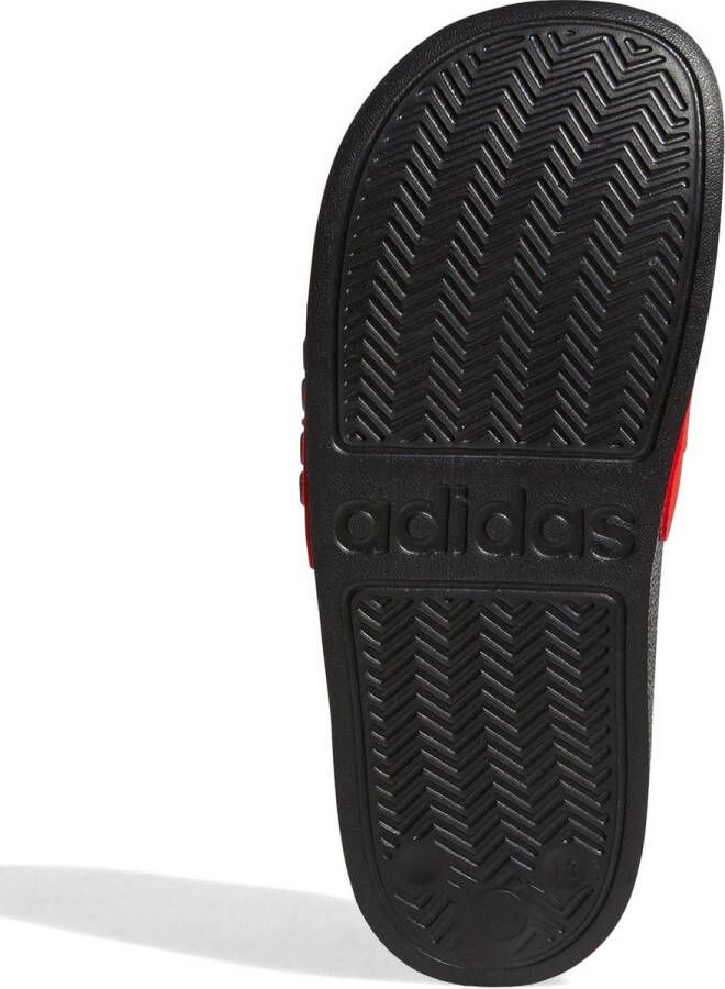 Adidas Perfor ce Adilette Shower badslippers zwart wit rood Rubber 35 - Foto 13