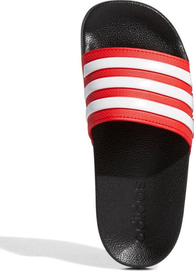 Adidas Perfor ce Adilette Shower badslippers zwart wit rood Rubber 35 - Foto 14