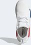 Adidas Originals Nmd_R1 Witte Stoffen Sneakers met Rode en Blauwe Accenten White Heren - Thumbnail 8