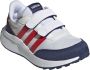 Adidas Sportswear 70S CF Sneakers Kid Ftwr White Vivid Red Dark Blue Kinderen - Thumbnail 6