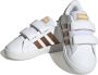 Adidas Sportswear Grand Court 2.0 sneakers wit matgoud Jongens Imitatieleer 21 - Thumbnail 9
