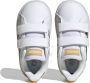 Adidas Sportswear Grand Court 2.0 sneakers wit matgoud Jongens Imitatieleer 21 - Thumbnail 10