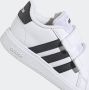 Adidas Sportswear Grand Court 2.0 sneakers wit matzilver Imitatieleer 24 - Thumbnail 9