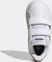 Adidas Sportswear Grand Court 2.0 sneakers wit matzilver Imitatieleer 24 - Thumbnail 11