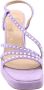Alma en Pena Chic Flat Sandalen voor Vrouwen Purple Dames - Thumbnail 15