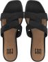Bibi Lou Zwarte slippers met gevlochten patroon Zwart Dames - Thumbnail 6