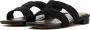 Bibi Lou Zwarte slippers met gevlochten patroon Zwart Dames - Thumbnail 8
