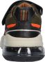 Braqeez 422965-589 Jongens Lage Sneakers Zwart Groen Oranje Leer Klittenband - Thumbnail 12