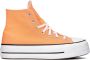 Converse Chuck Taylor All Star Lift Hi Hoge sneakers Dames Oranje - Thumbnail 4