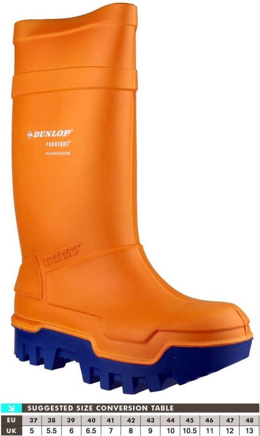 Dunlop Oranje Thermo-Werklaarzen S5 Heren