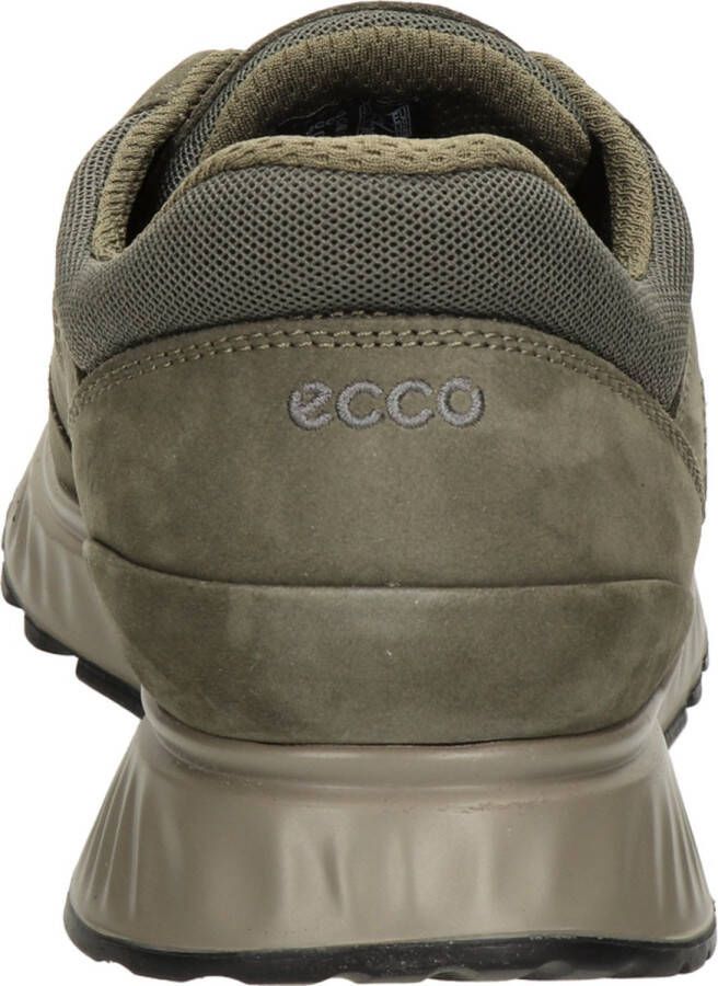 ECCO Exostride M Sneakers groen Nubuck Heren