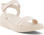 ECCO Flowt Wedge LX sandalen met sleehak beige Dames Leer - Thumbnail 10