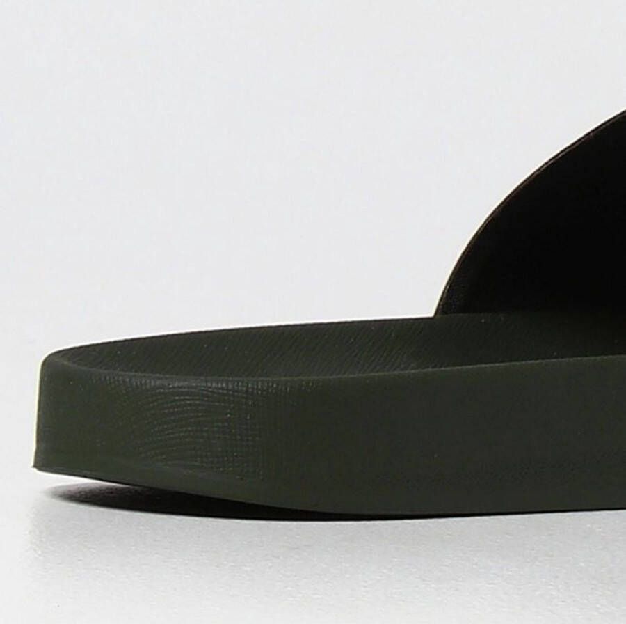 Emporio Ar i Platte schoenen met groot logo Groen geluid Green - Foto 3