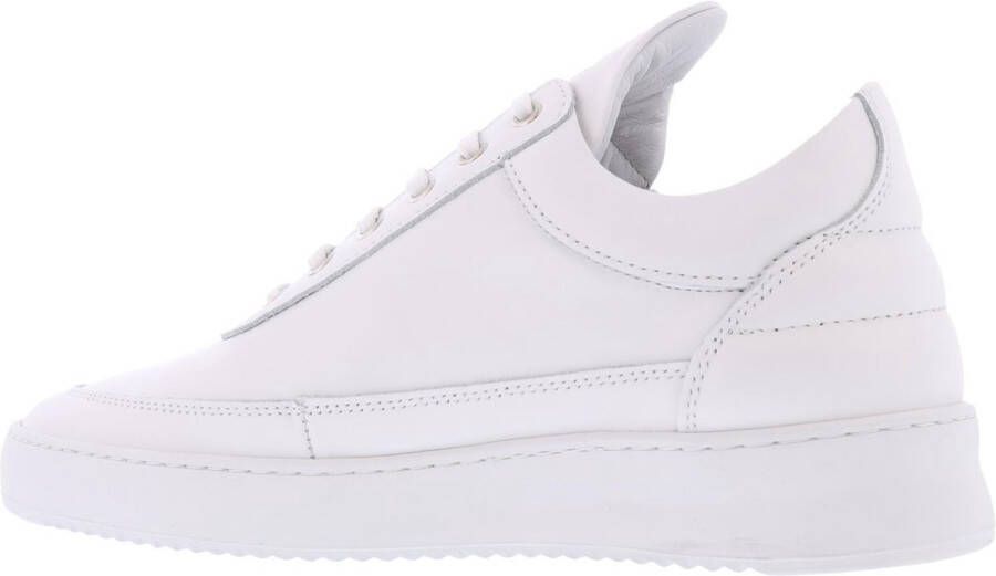 Filling Pieces Low Top Ripple Nappa All White Heren Sneakers